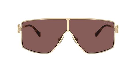 miu miu smu51s|Miu Miu SMU51Z Rectangle Sunglasses .